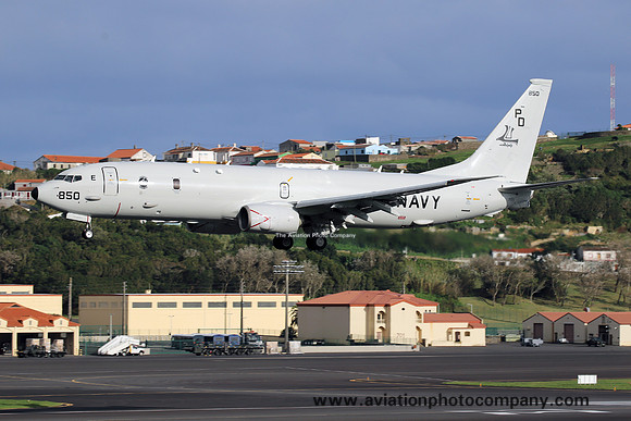 US Navy VP-9 Boeing P-8A Poseidon 168850/PD at Lajes (2023)