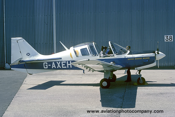 Scottish Aviation Bulldog G-AXEH (1974)