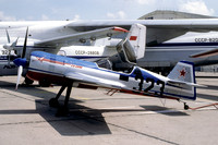 Soviet Air Force Sukhoi Su-26M at the Paris Air Show (1987)