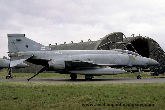 RAF 228 OCU 64 Squadron McDonnell F-4M Phantom FGR.2 XV470/CX (1987)