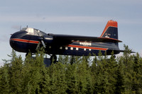 Wardair Bristol 170 Freighter Mk.31 CF-TFX displayed at Yellowknife (1992)