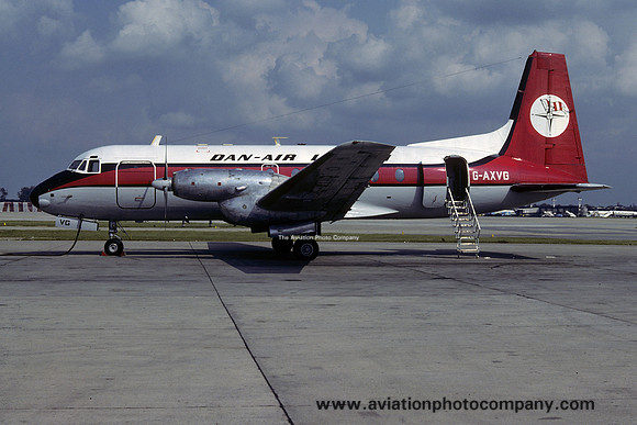 Dan Air Hawker Siddeley HS.748 Srs.2/226 G-AXVG (1979)