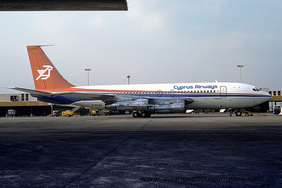 Cyprus Airways (leased from Monarch Airlines) Boeing 720-023B G-BCBA (1978)