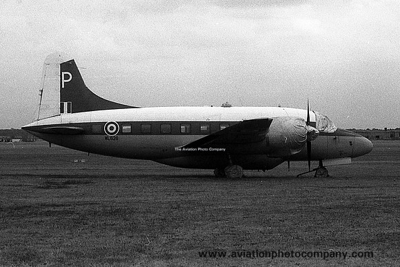 RAF Vickers Varsity T.1 WL626/P stored at Baginton (1976)