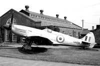 RAF Supermarine Spitfire F.21 LA255 at RAF Cardington (1964)