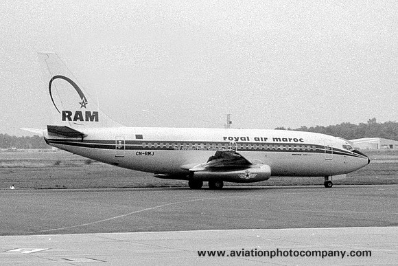 Royal Air Maroc Boeing 737-200 CN-RMJ (1976)