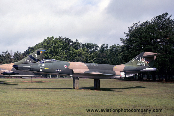 USAF 363 TRW McDonnell RF-101C Voodoo 56-0099 displayed at Shaw AFB (1979)