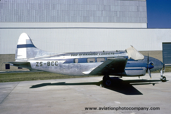 South African Airways De Havilland Dove ZS-BCC (1983)