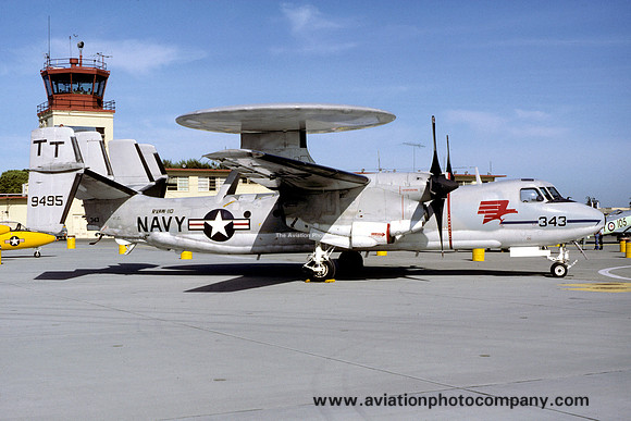 US Navy RVAW-110 Grumman E-2A 149495/TT-343 (1981)