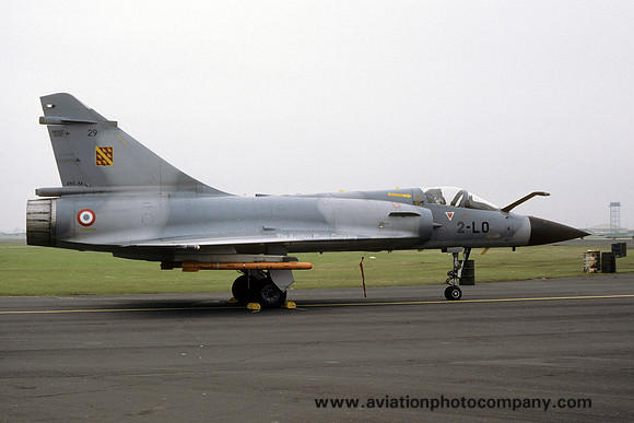 French Air Force EC3/2 Dassault Mirage 2000C 29/2-LO (1987)
