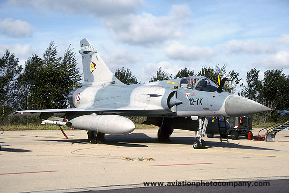 French Air Force EC1/12 Dassault Mirage 2000C 114/12-YK at Florennes (2004)
