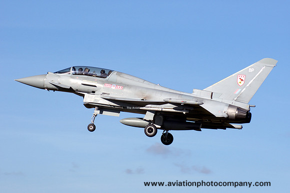 RAF 29 Squadron BAE Typhoon T.3 ZJ811/BP at RAF Coningsby (2011)