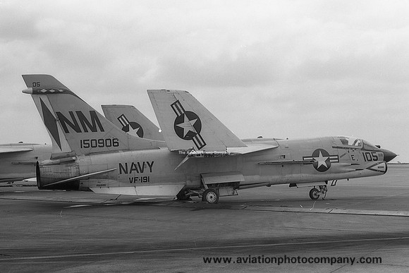 US Navy VF-191 Chance F-8J Crusader 150906/NM-105 (1975)