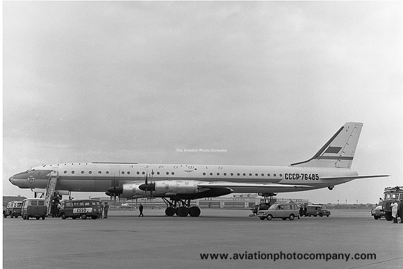Aeroflot Tupolev Tu-114 CCCP-76485 at London Heathrow