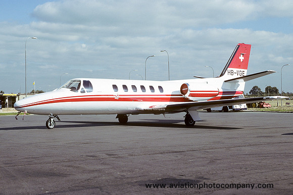 Crossair Cessna 550 Citation II HB-VGE (1979)