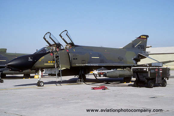 USAF Georgia ANG 128 TFS McDonnell F-4D Phantom 66-7768 (1985)