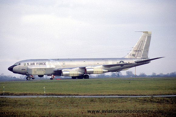USAF 55 SRW Boeing RC-135C 64-14844 at RAF Mildenhall (1970)