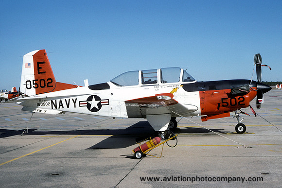 US Navy TAW-5 Beech T-34C Turbo Mentor 160502/E (1984)