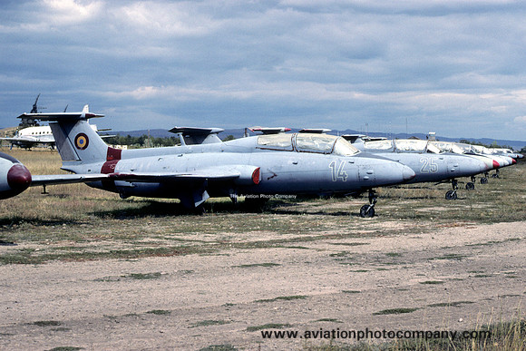 Romanian Air Force Aero L-29 14 stored at Boboc (2003)
