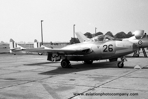 RAF 8 FTS De Havilland DH.110 Vampire T.11 XD435/26