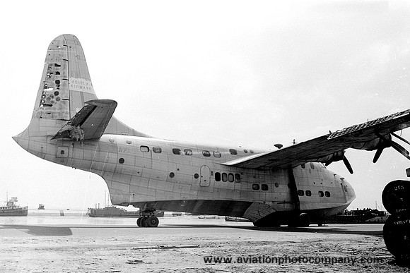 Aquila Airways Short Solent G-AHIN WFU at Lisbon (1971)