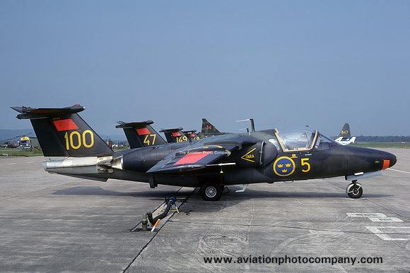 Swedish Air Force F5 SAAB 105 Sk60 60100 (1986)