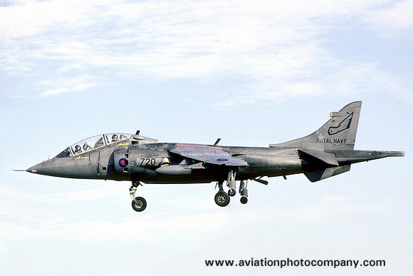 Royal Navy 899 Squadron Hawker Siddeley Harrier T.4 XW268/720 (1990)