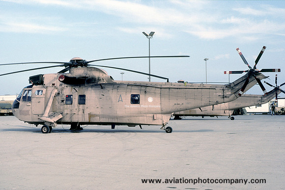 Royal Navy 845 Squadron Westland Sea King HC.4 ZD477 during Operation Granby (1991)