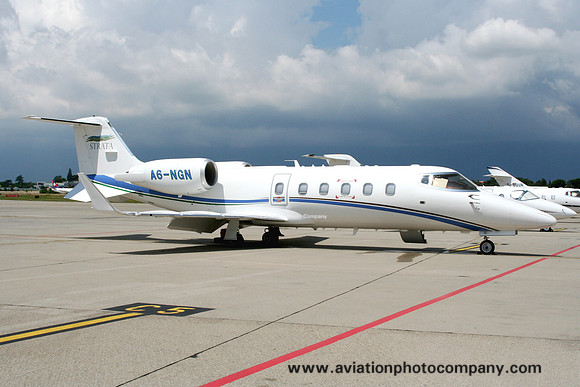 Strata Learjet 60 A6-NGN at Geneva (2008)