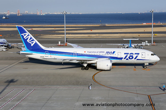 ANA Boeing 787-8 JA812A at Tokyo Haneda (2014)