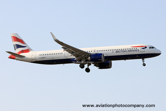 British Airways Airbus A321-251NX G-NEOT (2022)