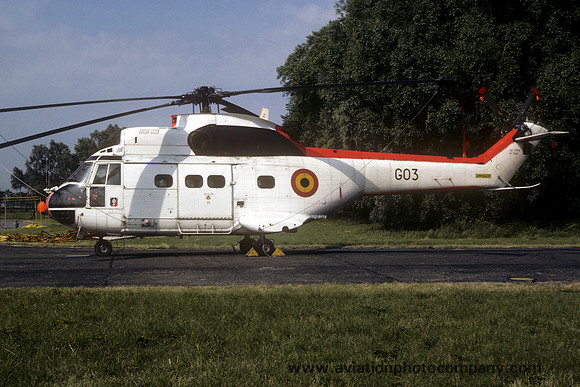 Belgian Air Force Aerospatiale SA.330 G-03 (1984)