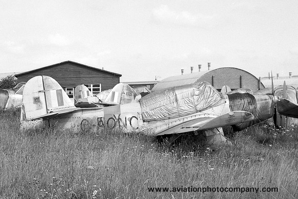 Percival Prentice G-AONC at Southend