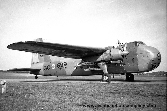 Royal Canadian Air Force 137 Transport Flight Bristol 170 Freighter 9699 (1956)