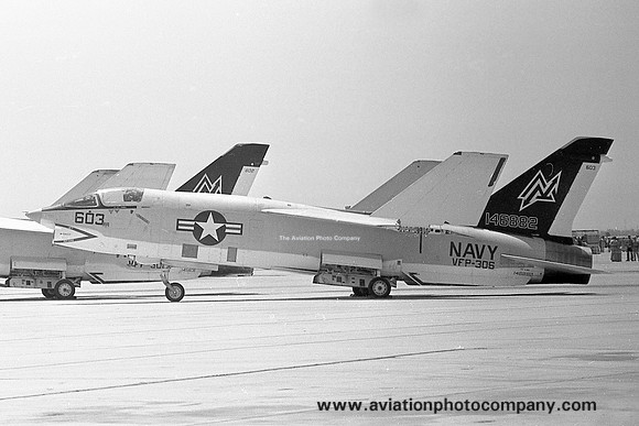 US Navy VFP-306 Chance RF-8G Crusader 146882/ND-603 (1971)