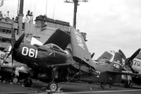 US Navy Douglas EA-1D Skyraider 124061 on board USS Forrestal