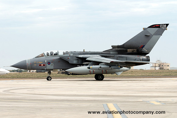 RAF 617 Squadron Panavia Tornado GR.4 ZA463/028 at Malta Luqa IAP (2011)