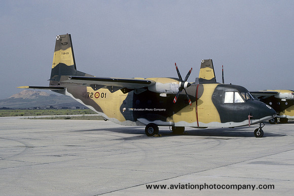 Spanish Air Force Ala 72 CASA C.212-100 Aviocar T.12B-23/72-01 (1987)