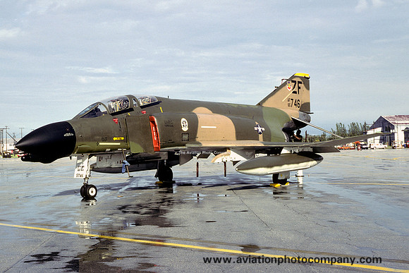 USAF 31 TFW 306 TFS McDonnell F-4D Phantom 65-0746/ZF (1980)