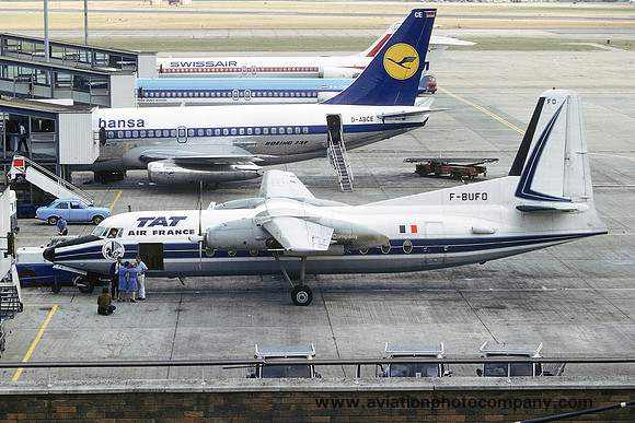 TAT Touraine Air Transport/Air France Fokker F-27-200 F-BUFO (1975)