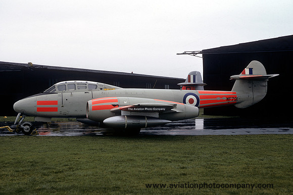 RAF 229 OCU Gloster Meteor T.7 WF791 (1971)