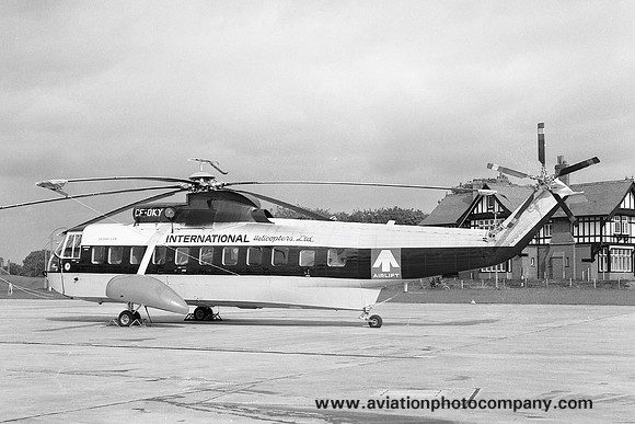 Airlift International Helicopters Sikorsky S-61N CF-OKY at Prestwick