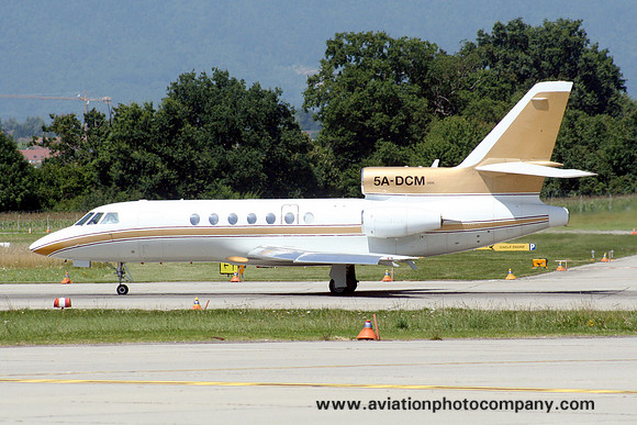 Libyan Government Dassault Falcon 50 5A-DCM at Geneva (2008)