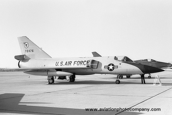 USAF 84 FIS Convair F-106A Delta Dart 57-2476 at Edwards AFB (1974)
