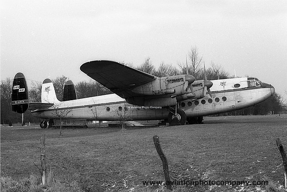Dan Air Avro York G-ANTK at Lasham (1969)