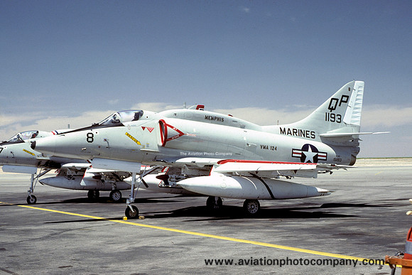 US Marines VMA-124 Douglas A-4E Skyhawk 151193/QP-8 (1980)