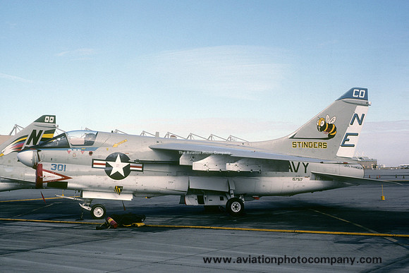 US Navy VA-115 LTV A-7E Corsair 157517/NE-301 (1980)