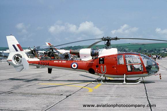 RAF 2 FTS Westland Gazelle HT.3 XZ934/U (1983)