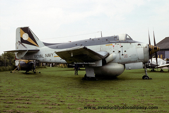 Royal Navy Fairey Gannet AEW.3 XP226 displayed at the Newark Air Museum (1996)