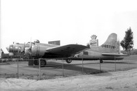 USAF Boeing DB-17G Flying Fortress 44-85738 displayed at Tulare - Mefford Field (1972)